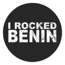 I Rocked Benin Sticker