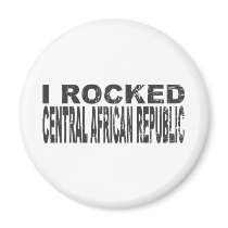 I Rocked Central African Republic magnets by worldtees I Rocked Central African Republic magnets