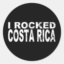 I Rocked Costa Rica Sticker