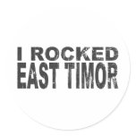 I Rocked East Timor stickers