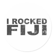 I Rocked Fiji stickers by worldtees I Rocked Fiji stickers