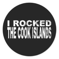 I Rocked the Cook Islands Round Stickers