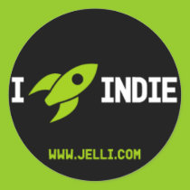 I Rocket Indie Sticker stickers