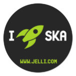I Rocket Ska Sticker