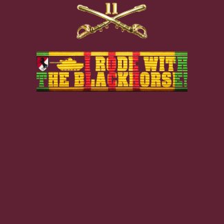 I Rode With the Blackhorse M48A3 Ribbon Shirt zazzle_shirt