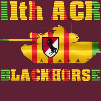 I Rode With the Blackhorse M48A3 Ribbon Shirt zazzle_shirt