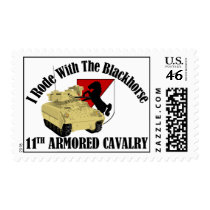 I Rode With The Blackhorse Postage Stamps