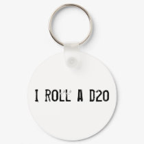 I roll a d20 - keychain by limelife I roll a d20 - keychain