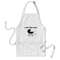 I Roll with Jesus Apron