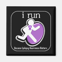 i Run Because Epilepsy Matters Magnet