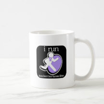 i Run Because General Cancer Matters Coffee Mugs