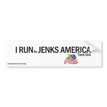 I RUN Bumper Sticker bumper stickers by bchurch99 I RUN Bumper Sticker bumper stickers