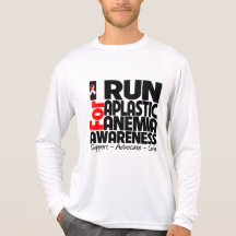 I Run For Aplastic Anemia Awareness T Shirts
