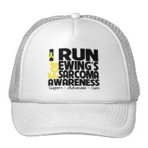 I Run For Ewing Sarcoma Awareness Mesh Hats