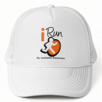 I Run For Leukemia Awareness hats