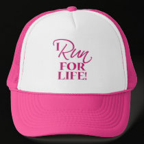 I Run for Life hats