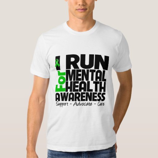 running is mental t shirt