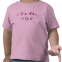 I Run Like A Girl t-shirts
