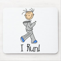 I Run Mousepad by stick_figures I Run Mousepad