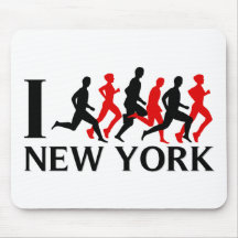 I RUN NEW YORK MOUSE PAD