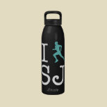 I Run SJ Liberty Water Bottle Black water bottles