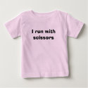 I run with scissors t-shirts by 79greenvine I run with scissors t-shirts