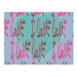 - I Ruv Ruv -SHECKSHE.COM-SheckShe* Heart- Postcard