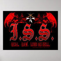 I.S.S. Real, Raw, Loud as Hell Poster