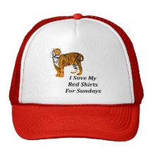 I Save My Red Shirts For Sundays Mesh Hats