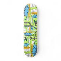 "I Saw His Little Furry Tail, Did You?" skateboards by thewanger "I Saw His Little Furry Tail, Did You?" skateboards