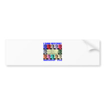 I Saw History bumper stickers