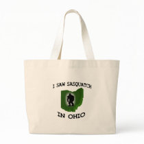 I Saw Sasquatch In Ohio Tote Bags