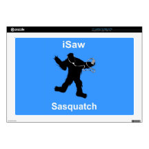 i Saw Sasquatch Music 17" Laptop Skins