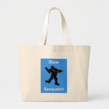 i Saw Sasquatch Music Canvas Bag