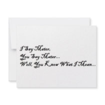 I Say Mater, You Say Mater invitations by TheWarTimecoats I Say Mater, You Say Mater invitations