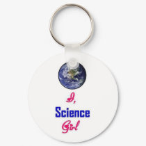 I Science Girl keychain by iScienceGirl I Science Girl keychain