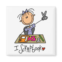 I Scrapbook Tshirts and Gifts magnets