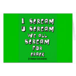 I Scream Cards