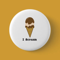 I Scream for Ice Cream buttons
