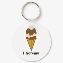 I Scream for Ice Cream keychains