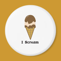 I Scream for Ice Cream magnets