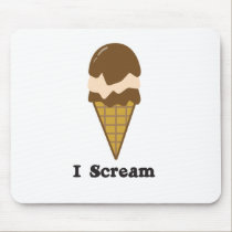 I Scream for Ice Cream mousepads