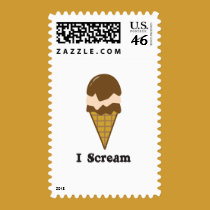 I Scream for Ice Cream stamps