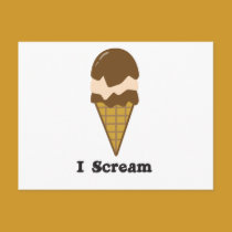 I Scream for Ice Cream postcards