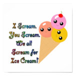 I Scream for Ice Cream Poster