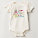 I Scream Ice Cream Infant Organic  / Creeper t-shirts
