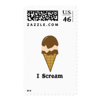 I Scream T-Shirt Postage Stamp
