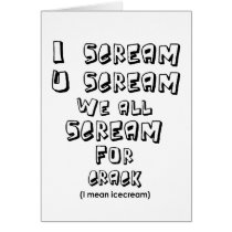 I scream you scream cards by jonnydowntown I scream you scream cards