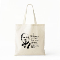 I screwed all of you but thanks for blaming the bl tote bag