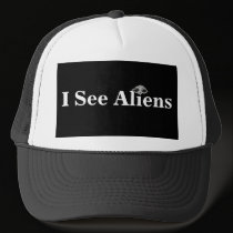 I See Aliens hat by Quantum_Art_Nerd I See Aliens hat